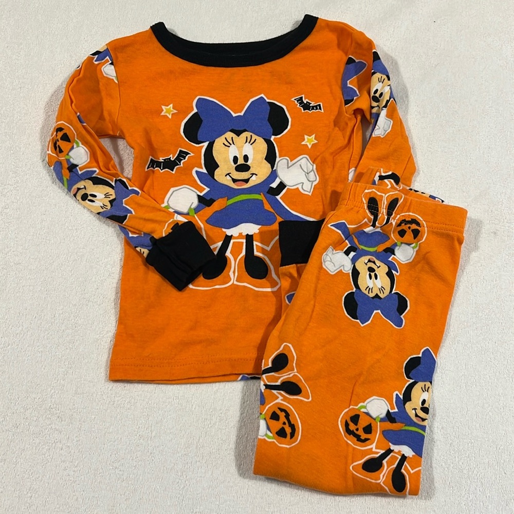 Disney Minnie Mouse Halloween Pjs 4T
